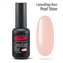 Камуфлююча база PNB Pearl Shine (персикова з золотим шимером)