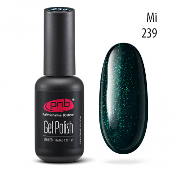 Гель-лак PNB 239 (зелений перламутр)