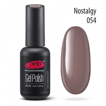 Гель-лак PNB 054 (коричнево-серый)